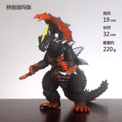 New large Soft rubber Ultraman Belial Monster Leugocyte Belial Gaia Gubira Gomora Model Action Figure Children's Toys