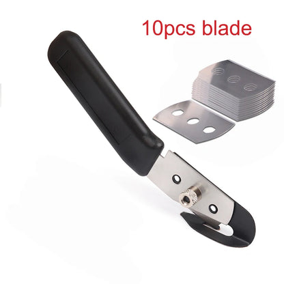 TOFAR Safety Car Vinyl Cutter Paperback Slitter Knife Wallpaper Car Wrap Stickers Carbon Film Cutting Tool Set with Metal Blades