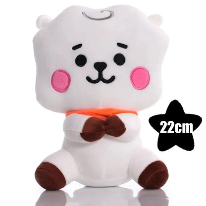 Plush Toy Tata Koay Shooky Mang Cooky Cartoon Animal Backpack Key Mobile Phone Pendant Office Relaxation Toys Friend Gift