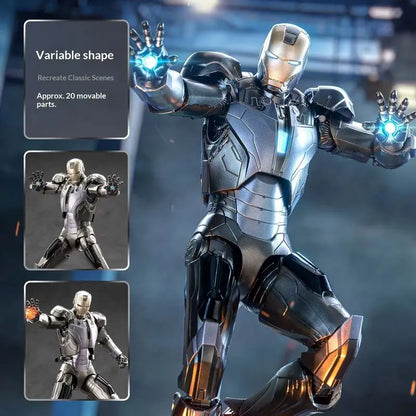 Zd Toys Marvel Iron Man Mk13 Action Figure Movable Joints Collectible Model Desktop Display Statue For Adult Fans