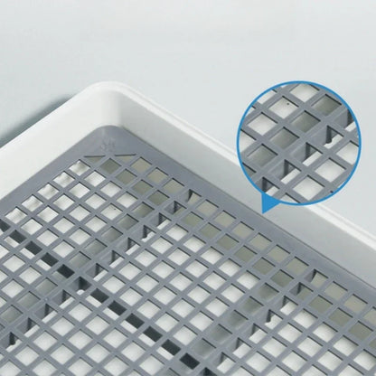 Pet Dogs Pee Training Tray Dog Toilet Puppy Potty Urinal Lavatory Basin Plastic Chiens Pets WC Toilet Cleaning Potty Puppy Tray