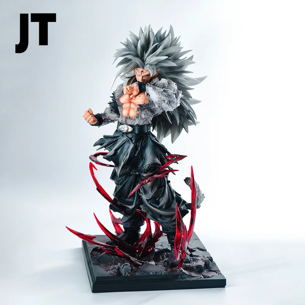 JT Statue Anime Dragon Ball Z Ssj5 Goku Figure Super Saiyan 5 Goku Pvc Action Figures Collection Model Toys Gifts