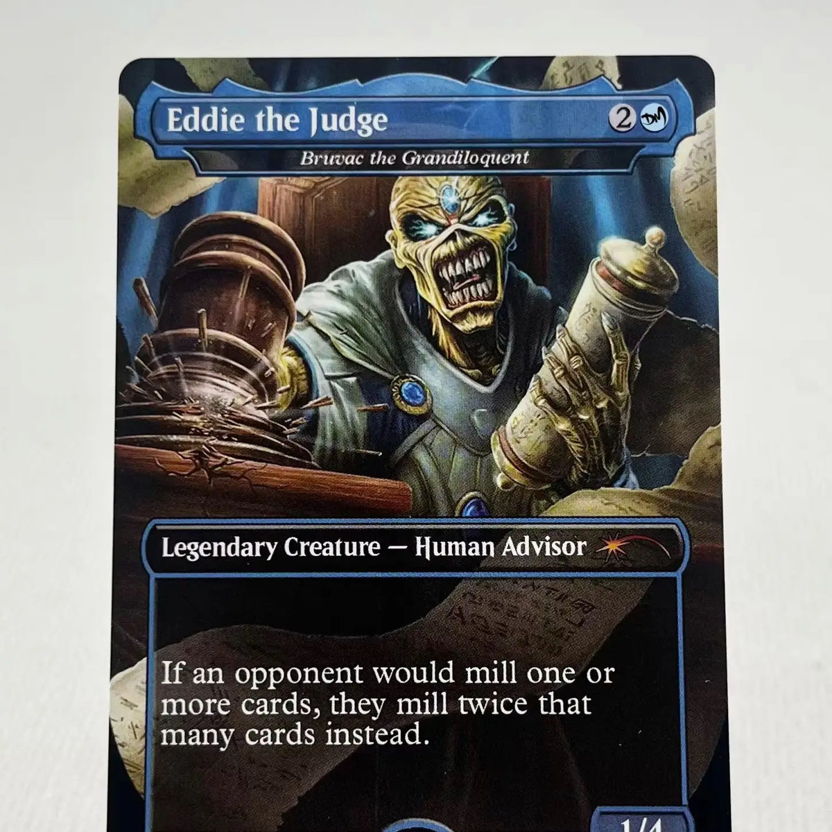 SLD HOLO19//001 Demonic Tutor Proxy Cards  Iron Maiden Sol Ring Arcane Signet Home Play Fierce Guardianship Nekusar The Mindra