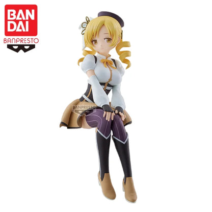 In Stock Original Bandai Puella Magi Madoka Magica Kaname Madoka Miki Sayaka Rebellious Stories Anime Character Model Toys Gift