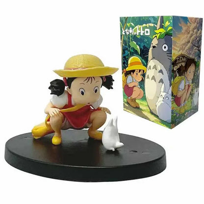 New Hot Anime Cartoon Totoro Peripheral 5pcs/set Trendy Figurine Office Desk Bedroom Bedside Table Decor Students Birthday Gifts