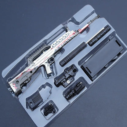 Game Kids Toys PUBG SKS AKM 98K Gun Ornaments Keychain Weapon Model Alloy Prop Decoration War Game Toy Crafts Collections Gift
