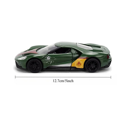 Jada 1:32 Star Wars Rides Diecast Cars - Ford GT Boba Fett, Dodge Challenger Stormtrooper, VW Beetle R2-D2, Collectible Gift Toy