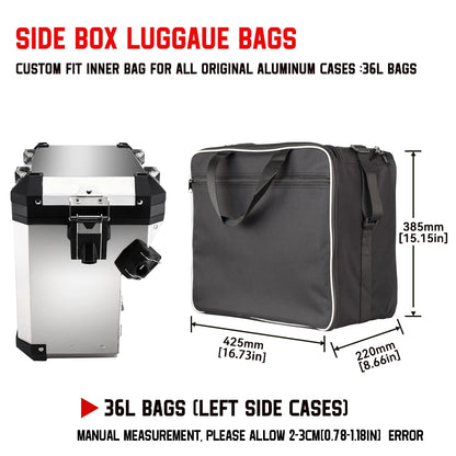 Motorcycle Box Inner Bag Luggage Bags 28L/36L/40L for BMW R1200GS Adv R1250 GS Adventure K1600 Motorbikes Waterproof Bag