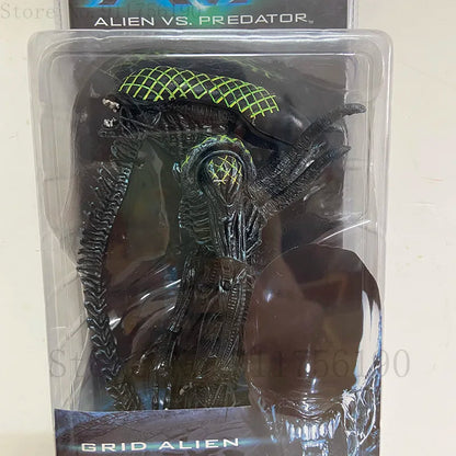 NECA Alien Xenomorph Warrior Grid Alien Figure AVP ALIENS VS.PREDATOR PVC Action Figures Collectable Model Toy Doll Gift
