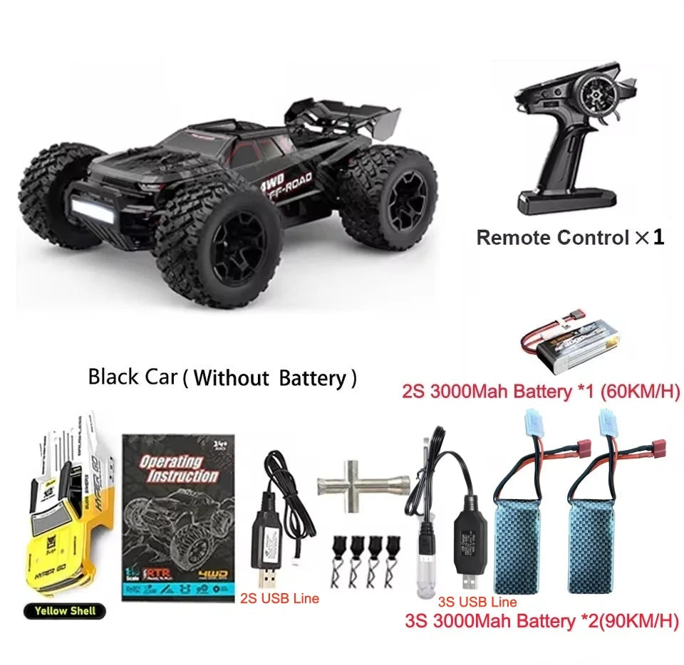 90KM/H Brushless RC Racing Car 1/14 4WD High Speed RC Racing  Toys Drift Vehicle Racing Car Remote Control Car Off-Road Truck
