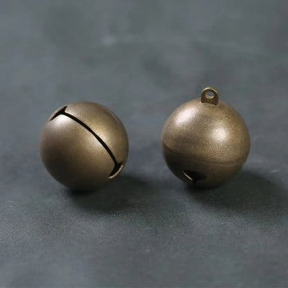 5-50pcs 6/8/10/12/14/16/18/20/25mm Bronze Metal Jingle Bells Loose Beads Festival Party Christmas Decor DIY Crafts Accessories