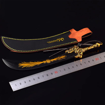Mini Dark Moon Sword Keychain ER Game Peripherals Ranni Hand of Malenia Moonveil Sword Model Key Ring llavero Gift Toys