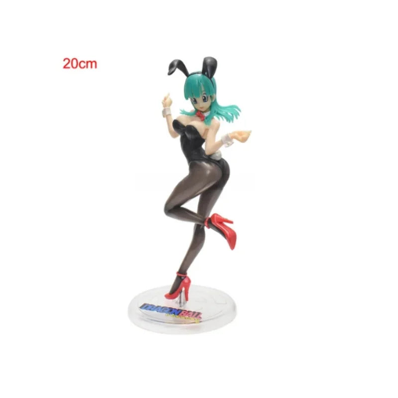 DBZ Anime Figurine Android Launch Bulma Camouflage Kawaii Sexy Bunny Girl VC Action Figures Model Collectible Toys