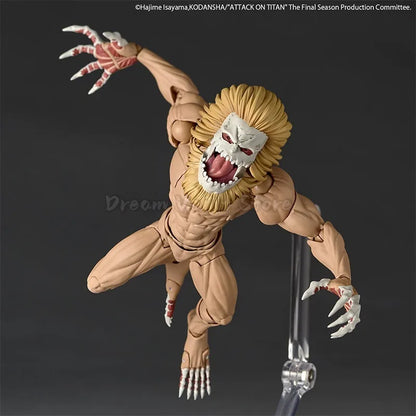 In Stock KAIYODO Amazing Yamaguchi Revoltech Attack on Titan Jaw Titan Action Figure Toy Model Gift