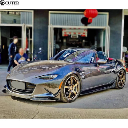 MX5 ND Style Carbon Fiber Fbierglass Side Skirts for Mazda Miata Garage Vary Car Body Kit 2021