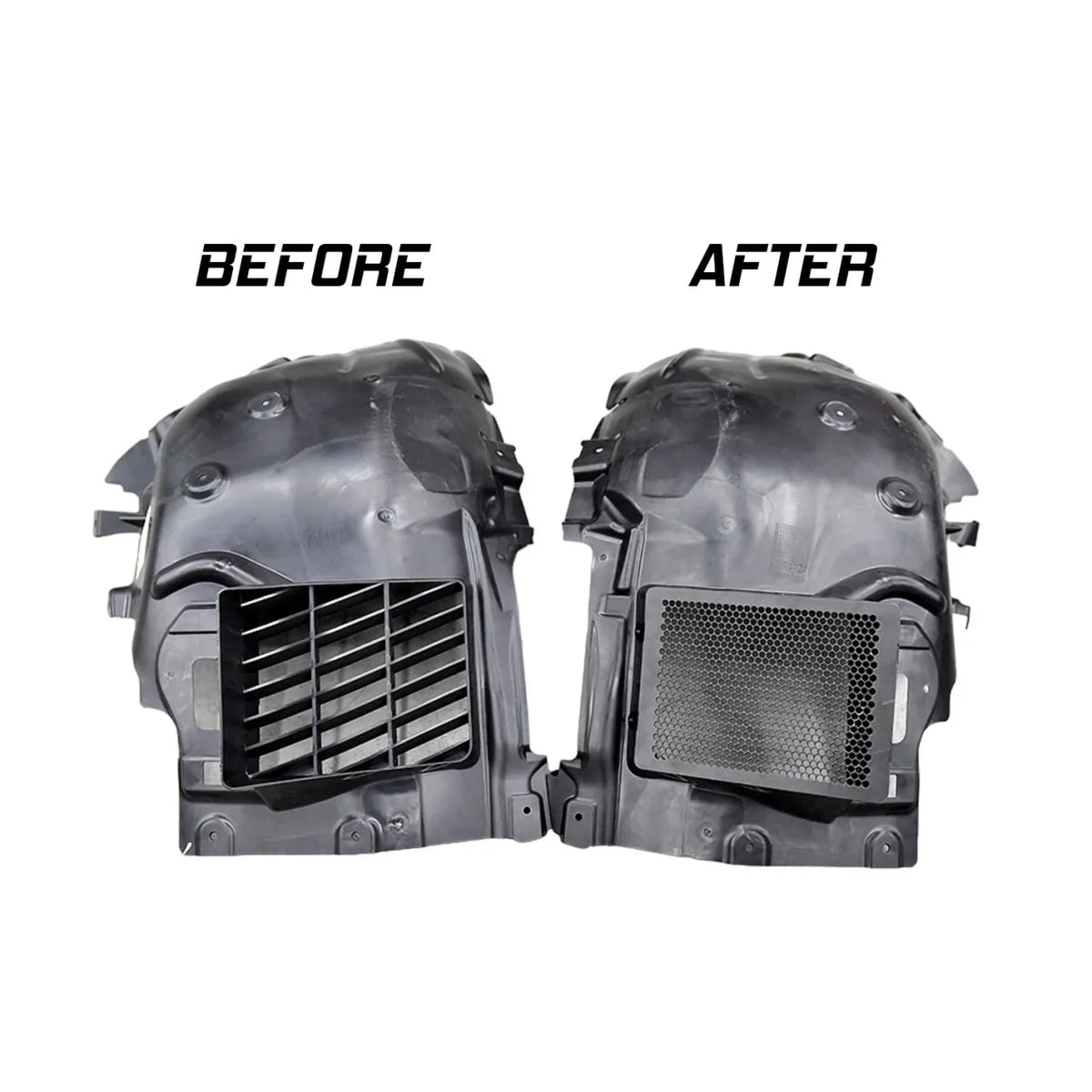 2pcs Mg-Al Alloy Honeycomb Enhanced Clearance Front Fender Liner Grill Wheel Arch Kit For BMW M2 M3 M4 G87 G80 G81 G82 G83 2021+