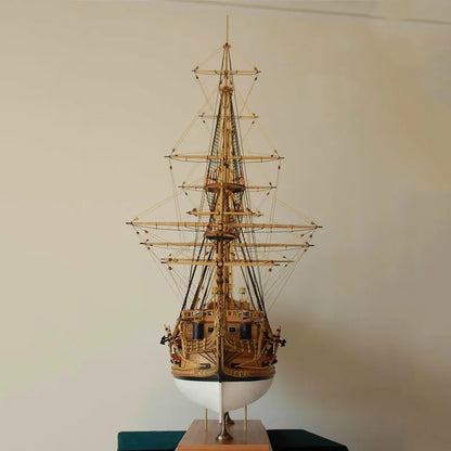 1/50 St. Philip Class I Battleship Wooden Ship Model Kit DIY Hand-assembled Ship Model Toy Gift Simulation Sailboat Model
