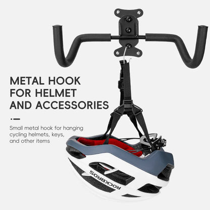ROCKBROS Bike Rack Wall Mount Garage Home Adjustable Bicyle Rack Horizontal Bike Hook Thickened Reinforced MTB Road Bike Holder