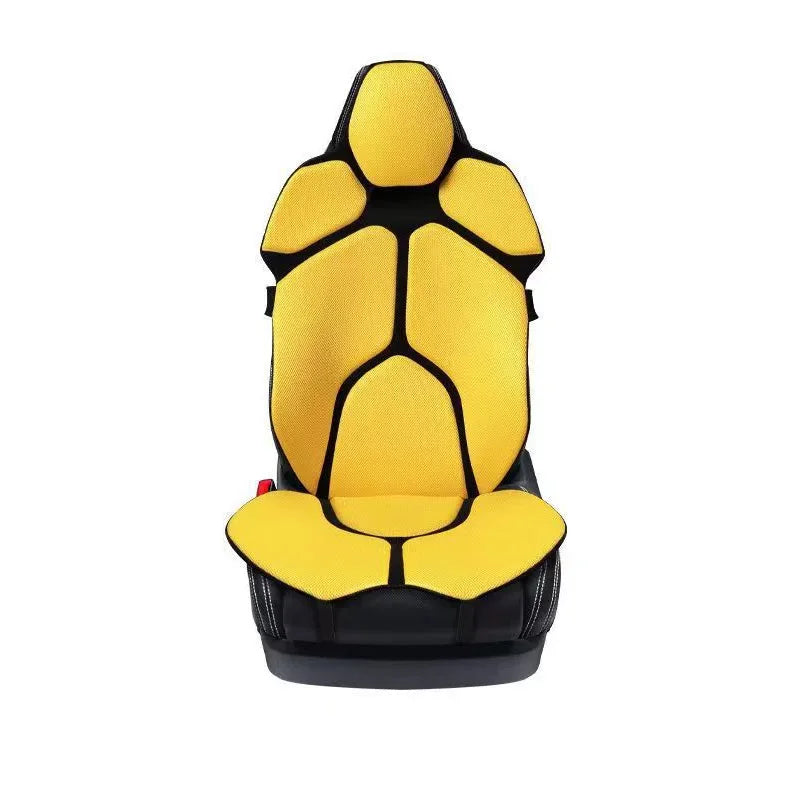 For MINI Cooper 2014-2026 Breathable Mesh Car Seat Cushion Ergonomic Lumbar Support Anti-Slip Auto Seat Protector Pad
