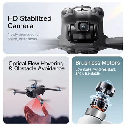 New 2026 GT60 Airdrop Drone GPS Return 5G 6K HD Camera Screen Remote Omnidirectional Obstacle Avoidance Dron RC Toy Best Gift
