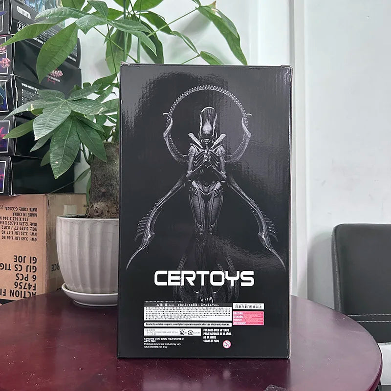 28 Cm Alien Vs. Predator Alien Xenomorph Buddhism Action Figure Toys 28cm Large Statues Model Doll Collectible Ornaments Gifts