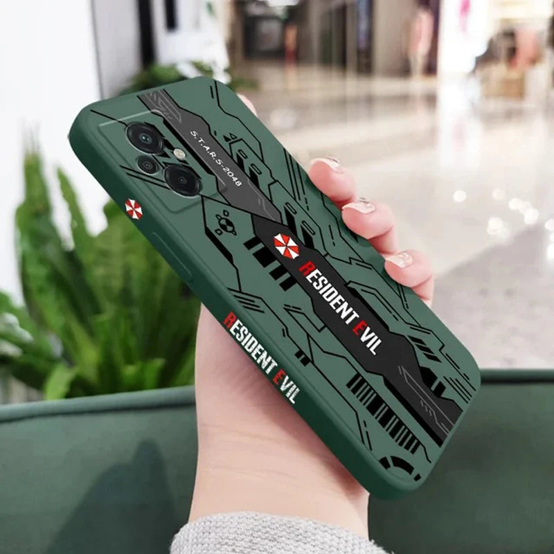 Resident Evil Phone Case For iPhone 16 15 14 13 12 11 Pro Max X XR XS 7 8 Plus Mini SE Back Cover Biohazard Umbrella Corporation