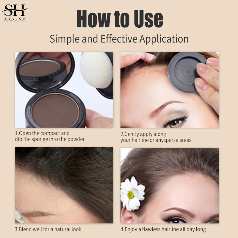 VIP-Keman-Hairline Powder 4g with Brush