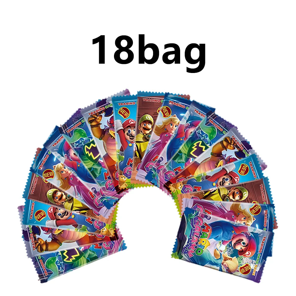 Super Mario Galaxy Trading Cards Collectible Booster Box 288 Anime Game Character Cards for Fans, Ideal Collectible & Party
