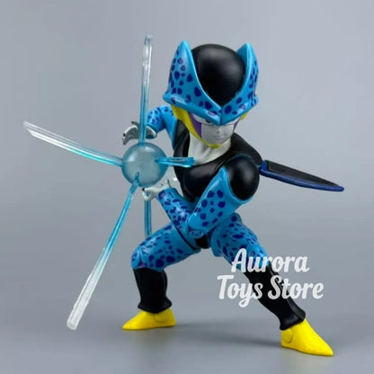 Anime Dragon Ball Z Cell Junior Figure Mini Cell Action Figures Pvc Statue Desktop Ornamen Collection Model Toys Gifts 12-21cm