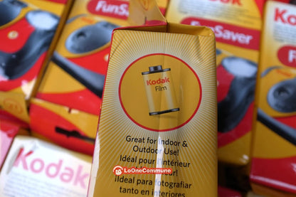 New 1-5 Pcs Original Kodak FunSaver Single Use Camera With Flash Disposable Point-and-Point Film Cameras 27 Exposures 39 Sheets