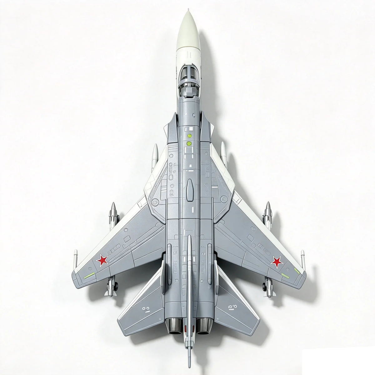 1/72 Su-24 Fencer Plastic Assembly Model Russian Fighter Jet Open Cockpit & Detachable Missiles ABS Aircraft Kit Gift