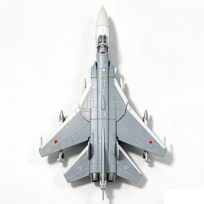 1/72 Su-24 Fencer Plastic Assembly Model Russian Fighter Jet Open Cockpit & Detachable Missiles ABS Aircraft Kit Gift