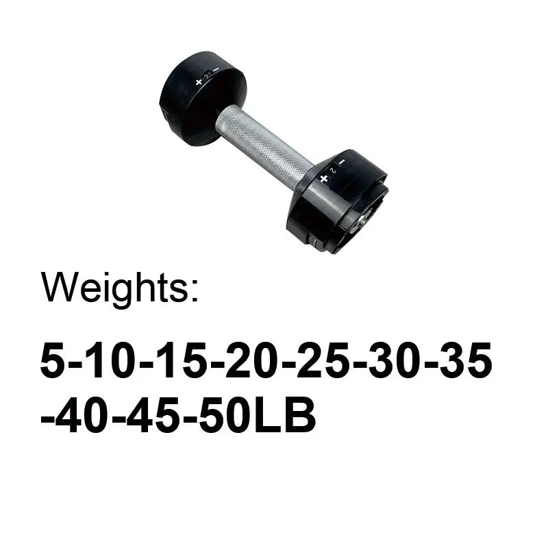 Adjustable Dumbbell Handle 4kg Increase 5LB Increase and 2kg Increase Selector