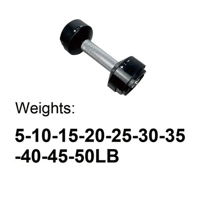 Adjustable Dumbbell Handle 4kg Increase 5LB Increase and 2kg Increase Selector