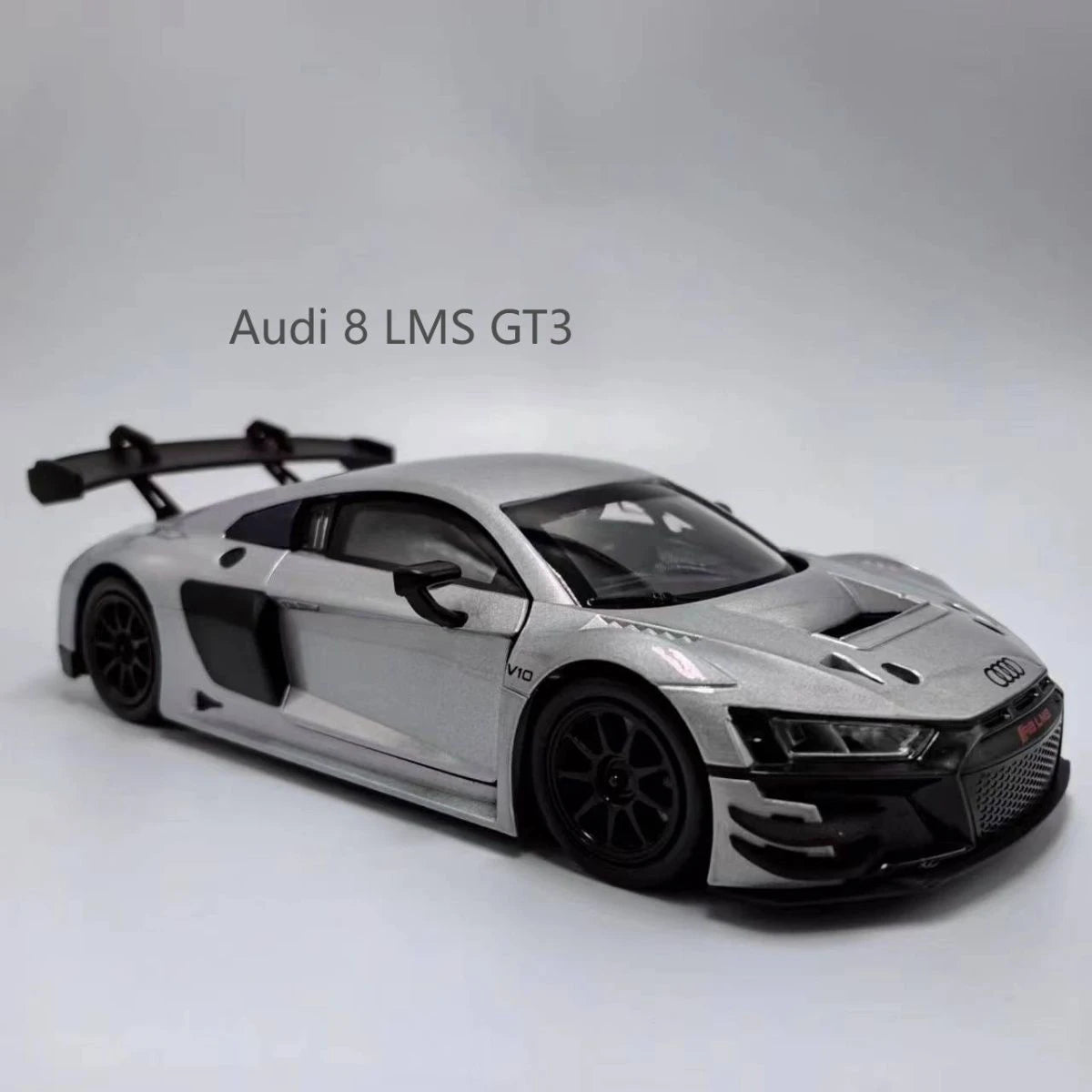 1:24 R8 LMS GT3 Supercar Alloy Car Diecasts & Toy Vehicles Car Model Miniature Scale Model Car Toys For Children