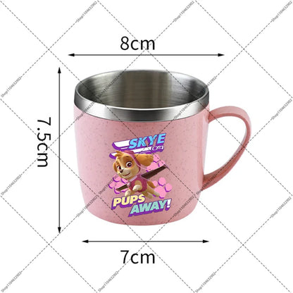 Paw Patrol Portable Stainless Steel Coffee Mug Chase Skye Cartoon Anime Pattern Printed Water Cup Household Couples Milk Cups