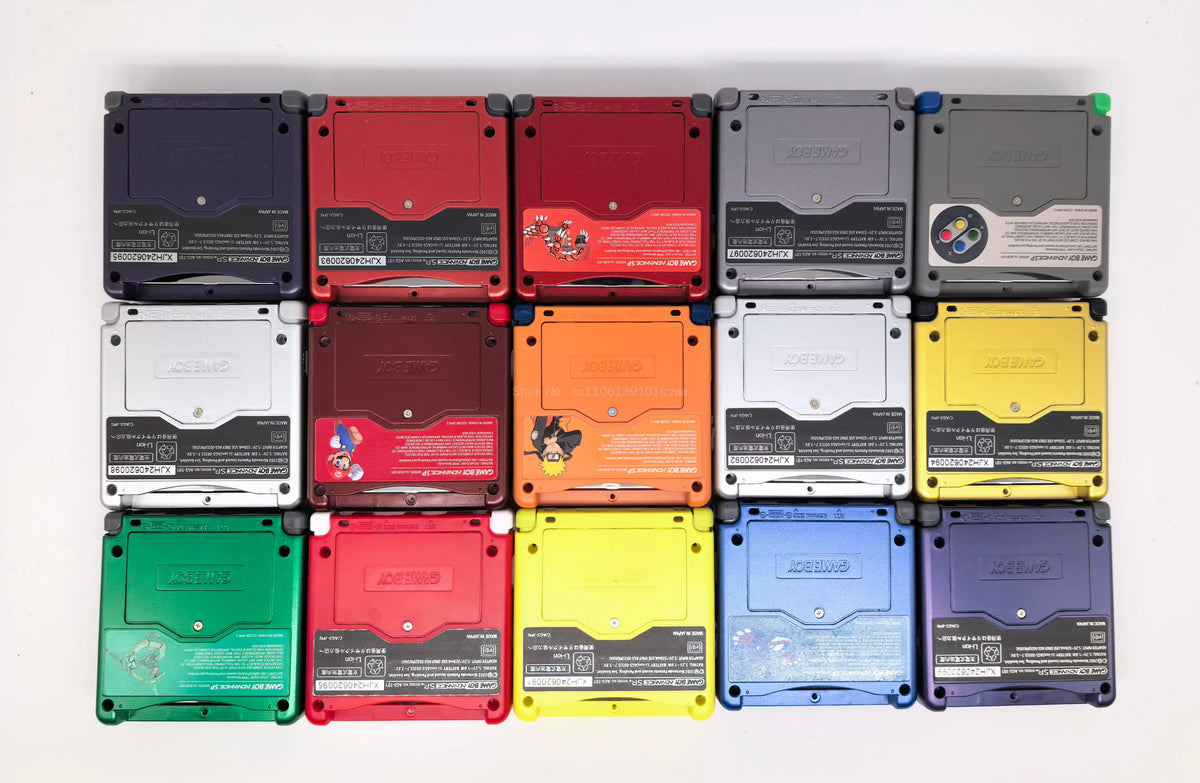 For GBA Game Boy Advance Sp Replacement Shell Custom Printed Housing For Retro Game Console Repair Super Mario Limited Edition