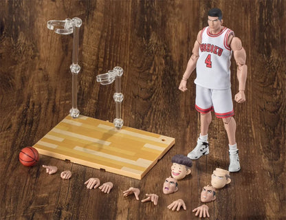 1/12th Basketball Master Slam-Dunk Shf Anzai Coaches Figmass 6inch Doll Figure Gift For Child Baby Birthday Party