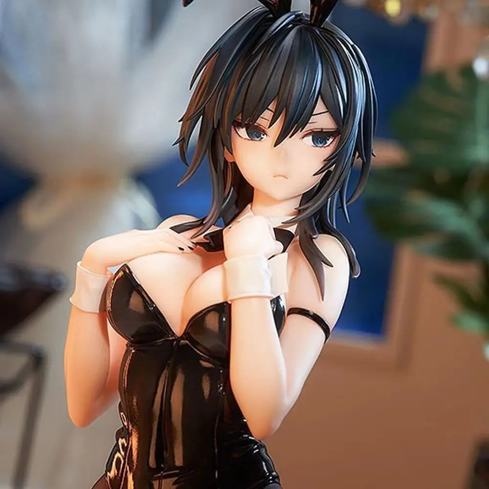 Yokoyama Ishimi Black Bunny Girl Resin Statue - Anime Desktop Figure Model, Collector's Display Art