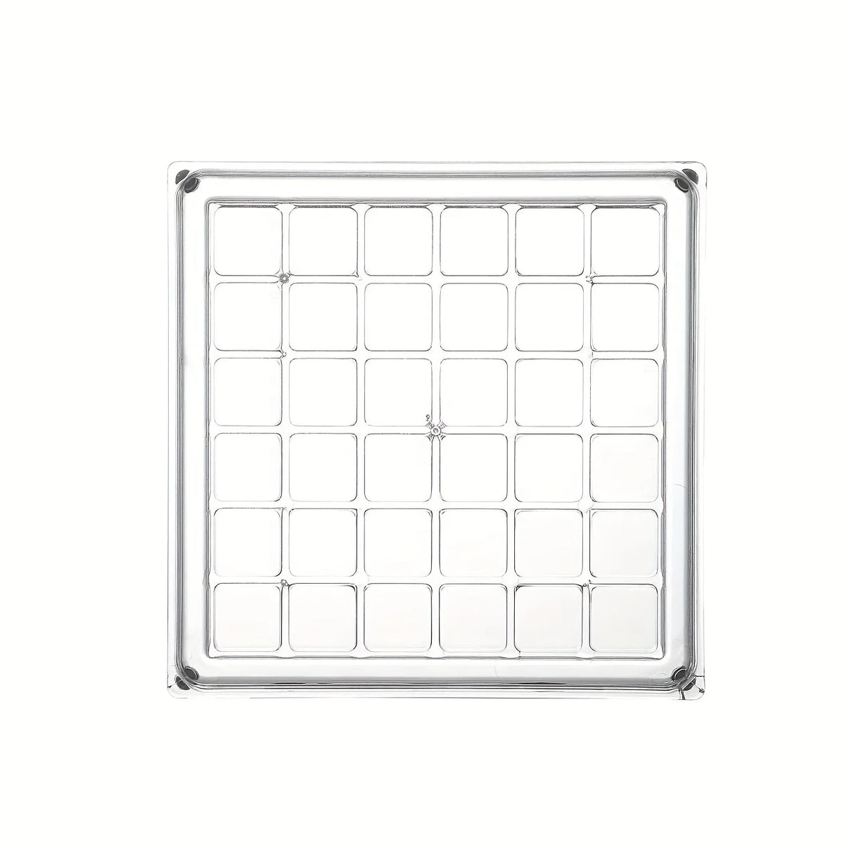 36 Grids Acrylic Seashell Display Box with Magnets Durable Starfishs Trinket Storage Case for Bead Nail Jewelry