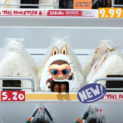 POPMART THE LABUBU MONSTERS WACKY MART Series Blind Box Guess Bag  Original charm Girl festival gift Anime figures Ornament
