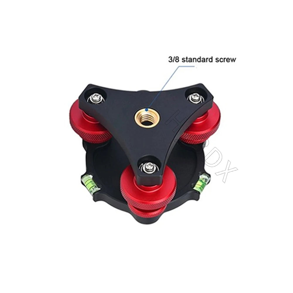 Tripod Speedy Leveling Base Leveler Adjusting Base Panning Level Plate With Bubble Level For   DSLR Camera