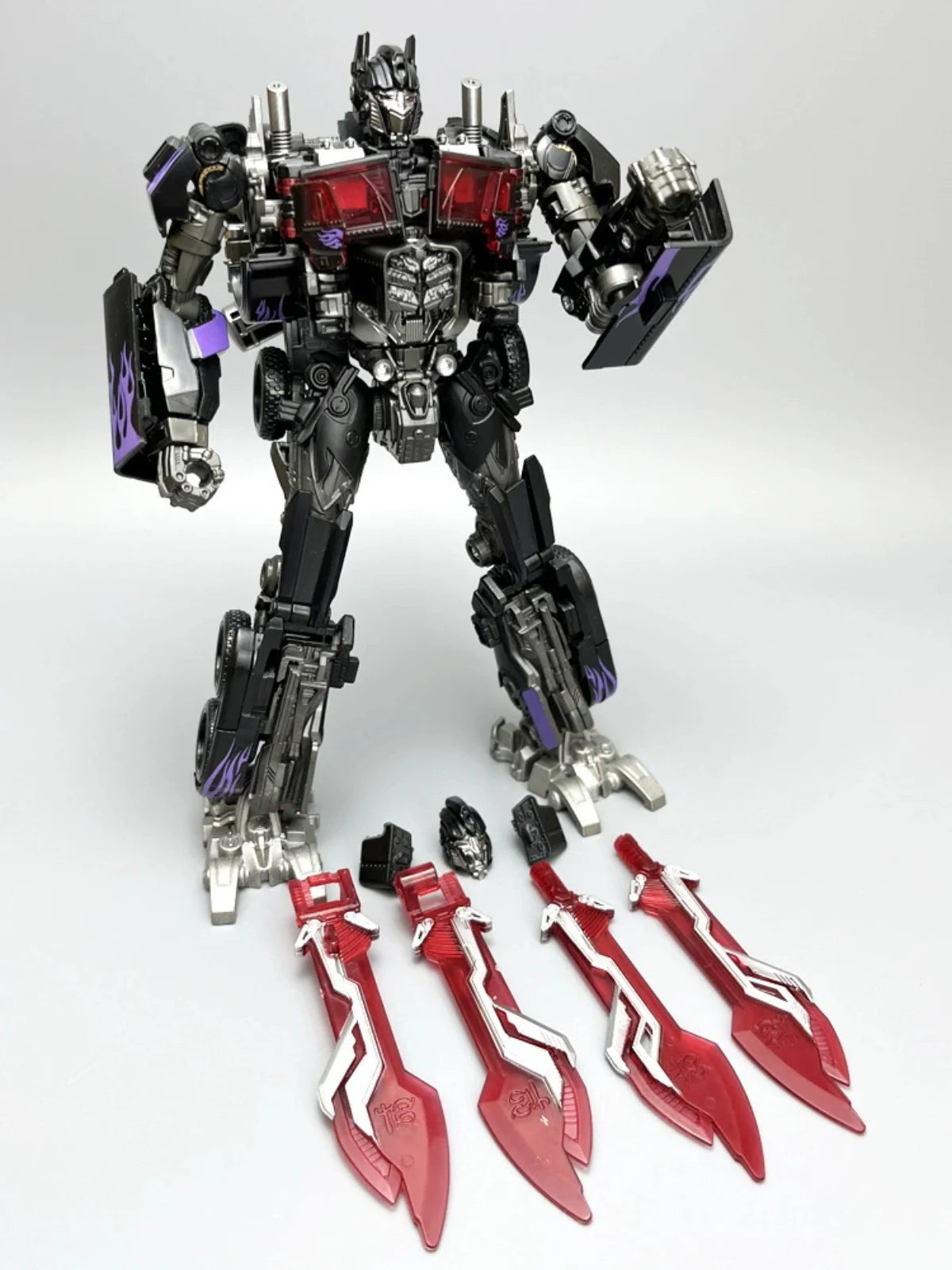 Choice BAIWEI TW1022 Charge Flying Wing Column Alloy Sky Fire Transformation Car Robot Model Boy Toy Height 18CM
