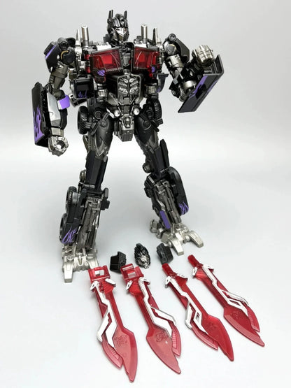 Choice BAIWEI TW1022 Charge Flying Wing Column Alloy Sky Fire Transformation Car Robot Model Boy Toy Height 18CM