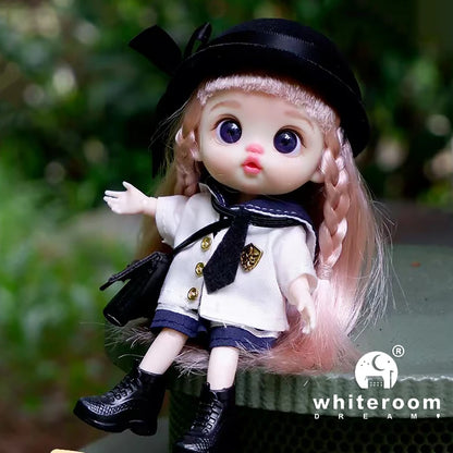 bjd doll Dolls for girls Labbu doll pocket mini blyth girl Doll Barbi cry Baby Rainbow Ball jointed doll Mobile phone Decoration