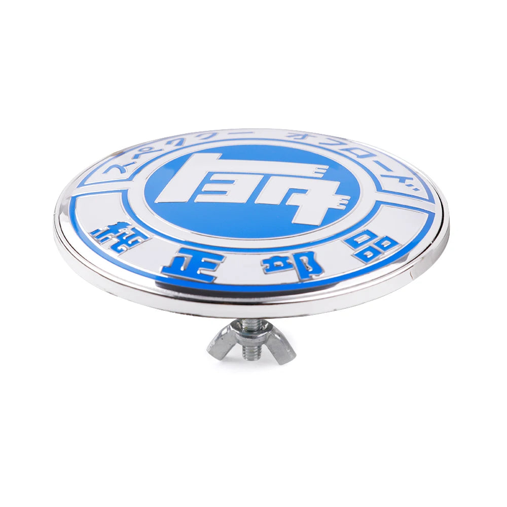 JDM TEQ JAF Style Front Grill Metal Badge Japan Emblem Decal Car Accessories Diameter 9cm