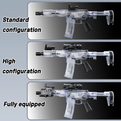 SLR Nylon Electric Gel Ball Blasting Toy Gun, Automatic Splash Ball Blaster, Suitable for Outdoor Shooting Games [No Bullets]