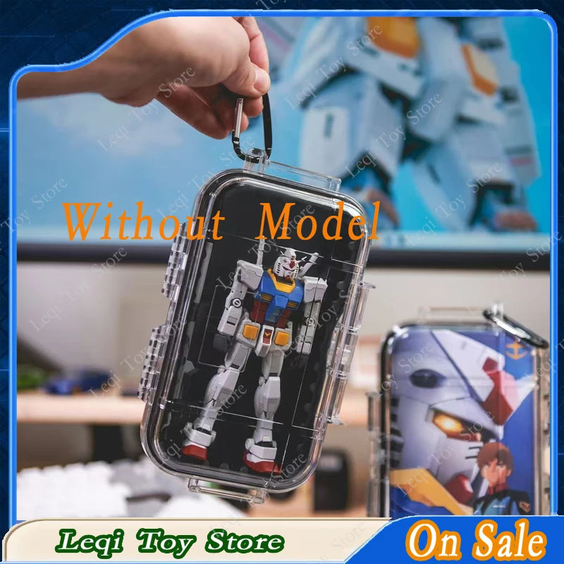Anime Peripheral Model Waterproof Sealing Box HG RG Gundam Display Box Pendant Backpack Ornament Customized Collection Toy Gift