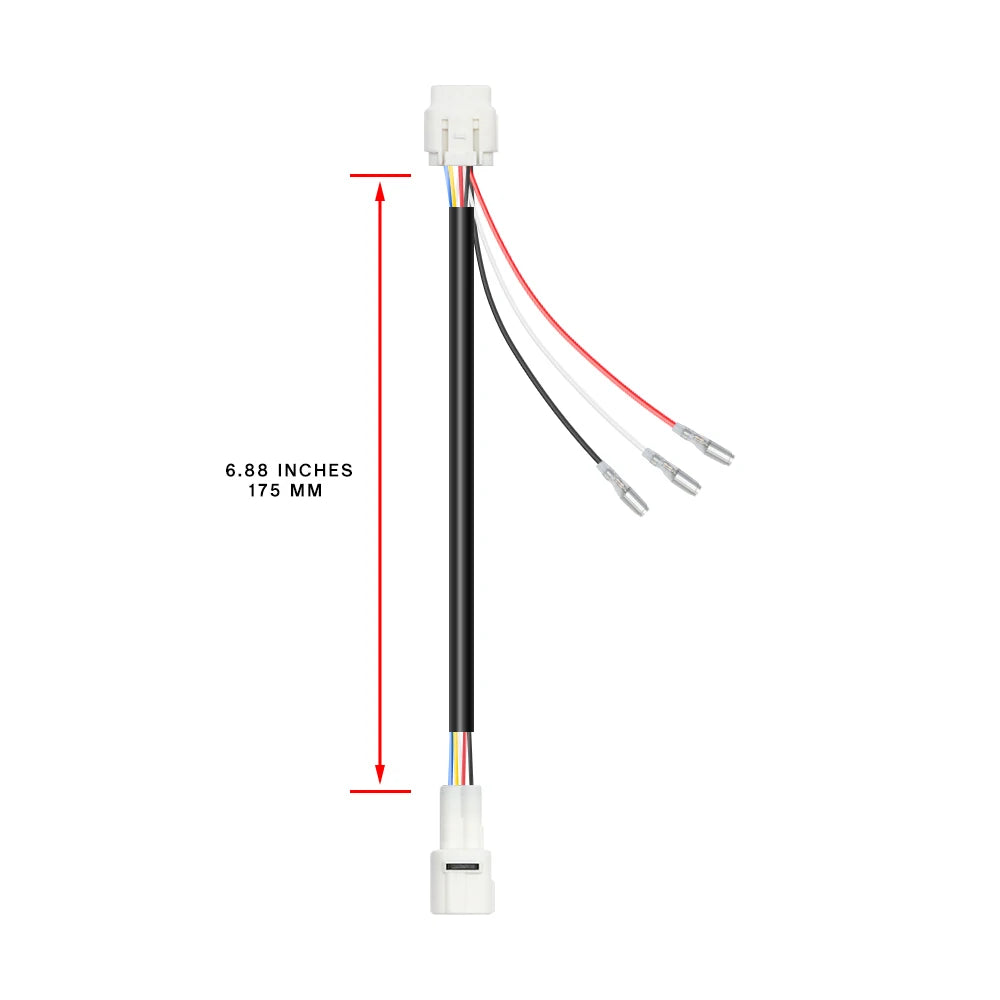 For Subaru BRZ ZD8 2022+ For Toyota GR86 ZB8 2022+ Rear Plug-N-Play F1 Style 4th Brake/Fog Adapter Wiring Harness Retrofit Kit