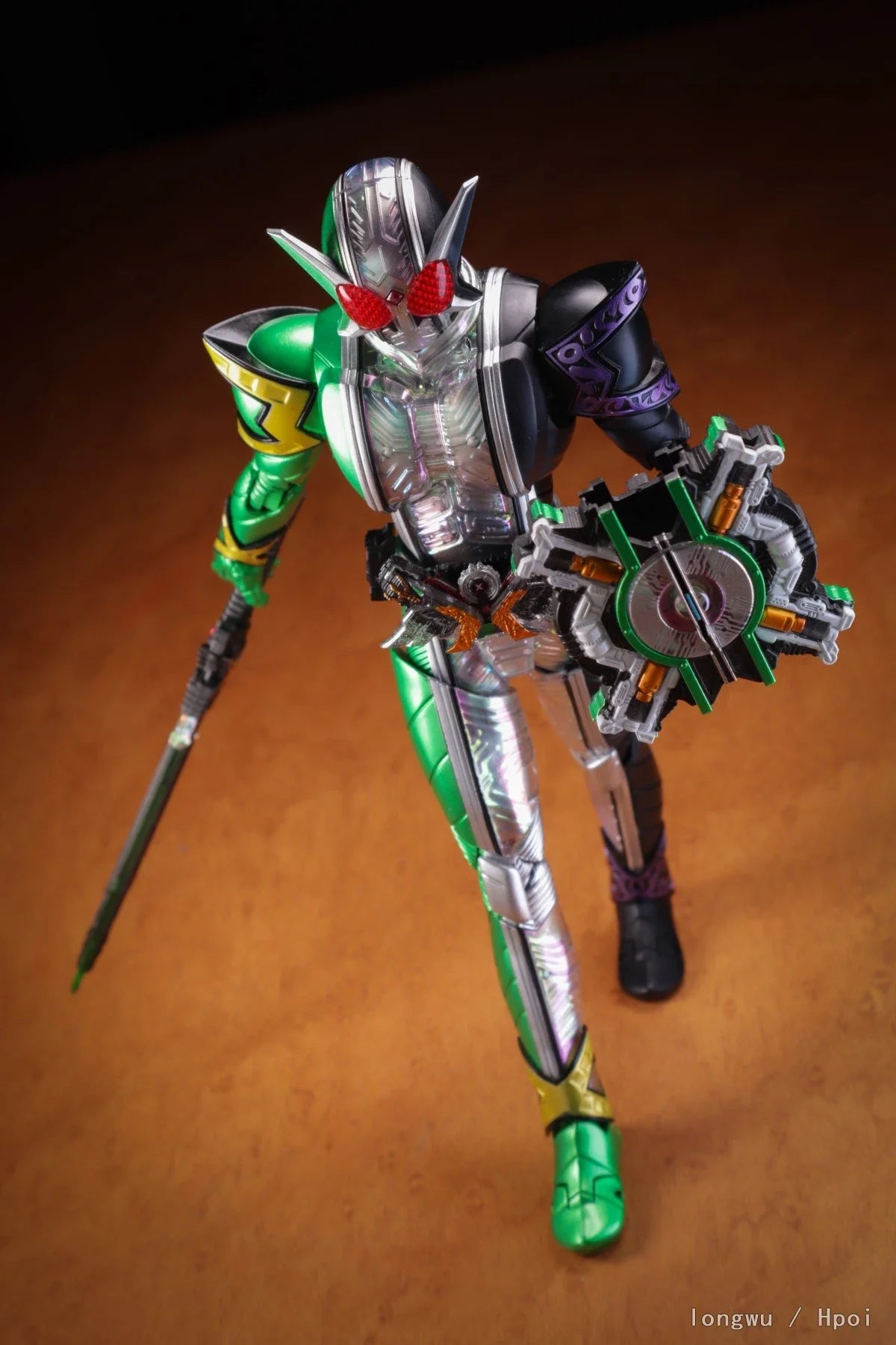【ZW】BANDAI S.H.Figuarts KAMEN RIDER DOUBLE Hayate Ace Ultimate Form Action Figures Models Toys Gifts
